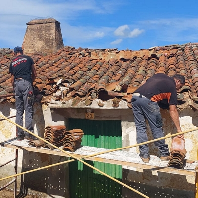 Reparación tejado viejo en Salamanca